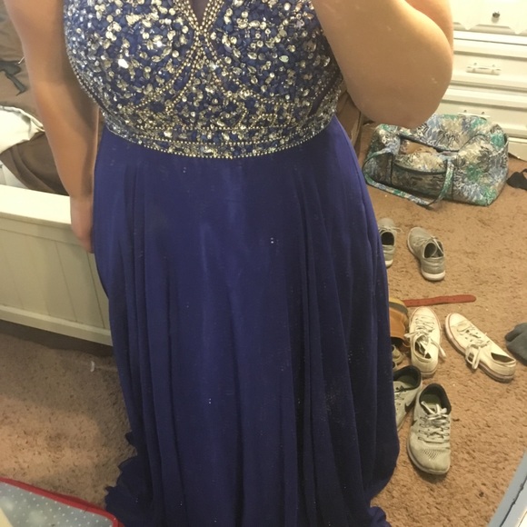 Royal Blue Prom Dress - Picture 8 of 8